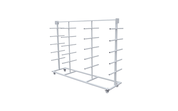 Folientransportgestell, Folienlagergestell mit Rollen